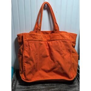Unbranded Large Orange Terry Beach Bag